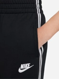 Nike Older Unisex Poly Taped Full Zip Tracksuit - Black/White -Sport Sphere VKYQJ SQ5 0000000019 BLACK WHITE SLd1