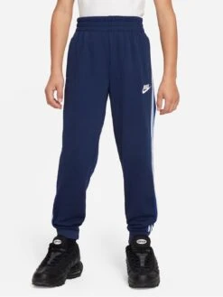 Nike Older Unisex Poly Taped Full Zip Tracksuit - Navy -Sport Sphere VKYQW SQ4 0000000048 NAVY SLd