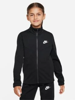 Nike Older Unisex Poly Full Zip Tracksuit - Black -Sport Sphere VKYU1 SQ2 0000000004 BLACK MDf