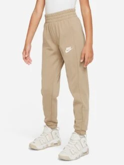 Nike Older Unisex Poly Full Zip Tracksuit - Light Brown -Sport Sphere VKYU2 SQ4 0000001277 LIGHT BROWN SLd