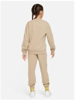 Nike Older Unisex Poly Crew Tracksuit - Khaki -Sport Sphere VKYU6 SQ3 0000000058 KHAKI SLb