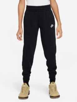 Nike Older Unisex Club Fleece Full Zip Tracksuit - Black/White -Sport Sphere VKYU8 SQ4 0000000019 BLACK WHITE SLd