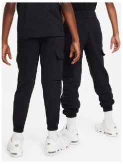 Nike Older Unisex Club Fleece Cargo Pant - Black -Sport Sphere VKYVB SQ3 0000000004 BLACK SLb