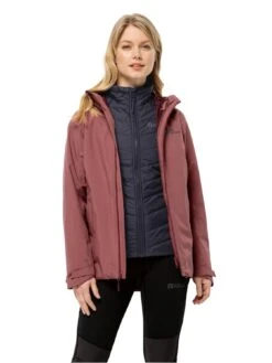 Jack Wolfskin Glaabach 3in1 Jacket - Pink