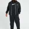Nike NSW Lined Woven Tracksuit - Black/White (Plus Size)