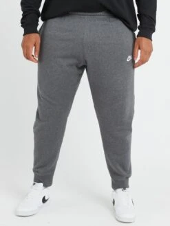 Nike NSW Club Fleece Joggers - Grey (Plus Size)