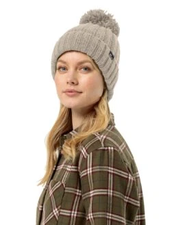 Jack Wolfskin Highloft Knit Beanie -Sport Sphere VL0UK SQ2 0000000005 GREY MDf