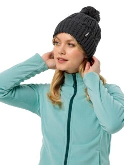 Jack Wolfskin Pompom Beanie -Sport Sphere VL0UL SQ2 0000000004 BLACK MDf