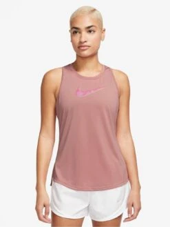 Nike Dri-FIT Swoosh Running Tank Top - Red