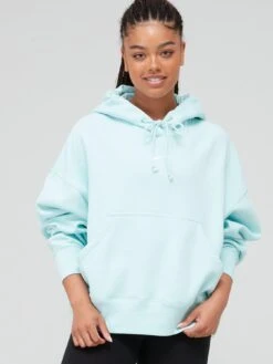 Nike NSW Phoenix Fleece Pull Over Hoodie - Blue