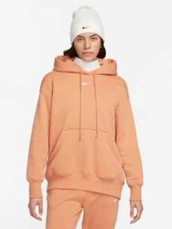 Nike NSW Phoenix Fleece Overhead Hoodie - Brown