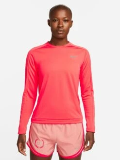 Nike Dri-FIT Pacer Crew Neck - Bright Orange
