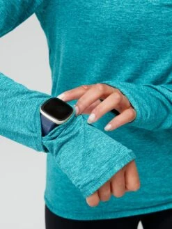 Nike Swift Element DF UV Half Zip Top - Aqua -Sport Sphere VL34Y SQ4 0000000106 AQUA MDd