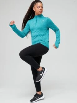 Nike Swift Element DF UV Half Zip Top - Aqua -Sport Sphere VL34Y SQ6 0000000106 AQUA MDd2