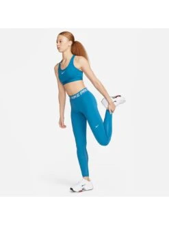 Nike Pro Mid-Rise Mesh-Panelled Leggings - Blue -Sport Sphere VL35A SQ3 0000000020 BLUE MDo