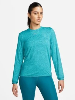 Nike Dri-FIT Crew-Neck Running Top - Aqua