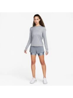 Nike Dri-FIT Crew-Neck Running Top - Grey -Sport Sphere VL37J SQ3 0000000005 GREY MDo