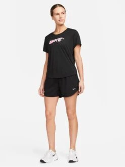 Nike One Dri-FIT High-Waisted 3" Brief-Lined Shorts - Black -Sport Sphere VL37L SQ3 0000000004 BLACK MDo