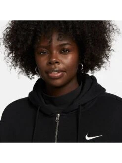 Nike Phoenix Fleece Oversized Full-Zip Hoodie - Black (Curve) -Sport Sphere VL37S SQ5 0000000004 BLACK MDd1