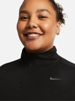 Nike Dri-FIT Women's 1/4-Zip Running Top- - Black (Curve) -Sport Sphere VL38I SQ4 0000000004 BLACK MDd