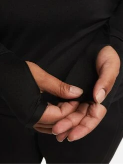 Nike Dri-FIT Women's 1/4-Zip Running Top- - Black (Curve) -Sport Sphere VL38I SQ5 0000000004 BLACK MDd1