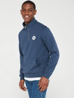Converse Retro Chuck Quarter Zip -Sport Sphere VL6RT SQ5 0000000048 NAVY MDd1