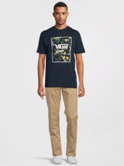 Vans Classic Print Box T-Shirt - Navy -Sport Sphere VL6SA SQ3 0000000048 NAVY MDo