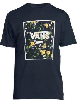 Vans Classic Print Box T-Shirt - Navy -Sport Sphere VL6SA SQ4 0000000048 NAVY MDd