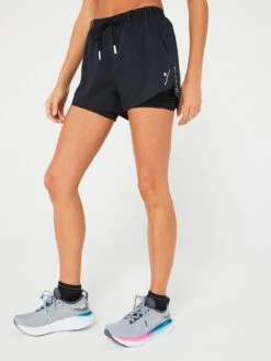 Ronhill Ronhill Tech Distance Twin Short -Sport Sphere VL6W0 SQ6 0000000004 BLACK MDd2