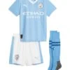 Puma Little Kids Manchester City 23/24 Home Kit - Blue