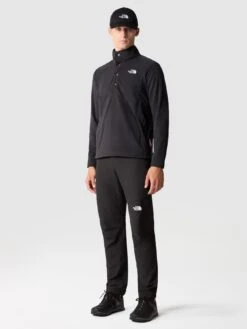 THE NORTH FACE Men's Homesafe Snap Neck Pullover Fleece - Black -Sport Sphere VLFHC SQ3 0000000004 BLACK MDo