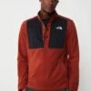 THE NORTH FACE Men's Homesafe Snap Neck Pullover Fleece - Brown