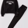 Champion Kids Legacy Crewneck Suit - Black