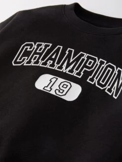 Champion Kids Legacy Crewneck Suit - Black -Sport Sphere VLGHV SQ4 0000000004 BLACK SLd