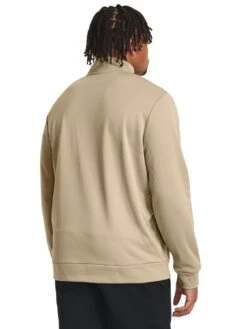 UNDER ARMOUR Mens Training Armour Fleece 1/4 Zip - Khaki -Sport Sphere VLGII SQ2 0000000058 KHAKI MDb