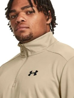 UNDER ARMOUR Mens Training Armour Fleece 1/4 Zip - Khaki -Sport Sphere VLGII SQ3 0000000058 KHAKI MDo