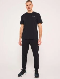 UNDER ARMOUR Mens Training Rival Fleece Joggers - Black/White -Sport Sphere VLGJ3 SQ3 0000000019 BLACK WHITE MDo