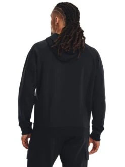 UNDER ARMOUR Mens Training Rival Fleece Hoodie - Black/White -Sport Sphere VLGKT SQ4 0000000019 BLACK WHITE MDd