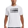 UNDER ARMOUR Mens Training Team Issue Wordmark T-Shirt - White