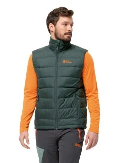 Jack Wolfskin Ather Down Gilet - Green