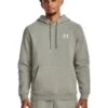 UNDER ARMOUR Mens Training Essential Fleece Hoodie - Khaki