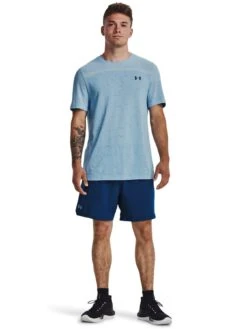 UNDER ARMOUR Mens Training Vanish Woven 6in Graphic Shorts - Blue -Sport Sphere VLGNW SQ3 0000000020 BLUE MDo