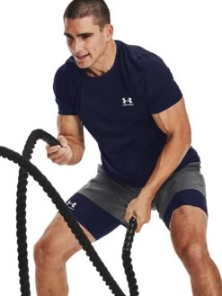 UNDER ARMOUR Mens Training Heat Gear Armour Fitted T-Shirt -Sport Sphere VLGOP SQ5 0000000048 NAVY MDd1