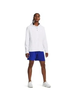 UNDER ARMOUR Men's Running Storm Hooded Jacket - White/Reflective -Sport Sphere VLGPO SQ3 0000000013 WHITE MDo