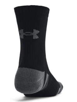 UNDER ARMOUR 3 Pack Of Training Performance Cotton Mid Socks - Black -Sport Sphere VLGQB SQ3 0000000004 BLACK SLd