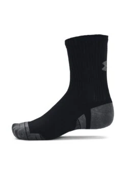 UNDER ARMOUR 3 Pack Of Training Performance Cotton Mid Socks - Black -Sport Sphere VLGQB SQ4 0000000004 BLACK SLd1