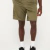 UNDER ARMOUR Mens Training Tech Graphic Shorts - Khaki
