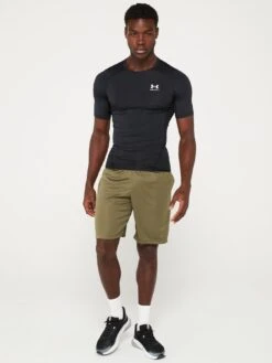 UNDER ARMOUR Mens Training Tech Graphic Shorts - Khaki -Sport Sphere VLGR5 SQ3 0000000058 KHAKI MDo