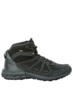 Jack Wolfskin Woodland 2 Texapore Mid Walking Boots - Black