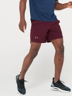 UNDER ARMOUR Men's Running Launch 7'' Shorts - Burgundy -Sport Sphere VLGRX SQ5 0000000017 RED MDd1